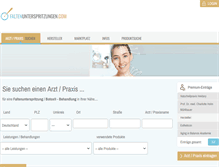 Tablet Screenshot of faltenunterspritzungen.com